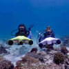 Подводный электроскутер MANTA синий