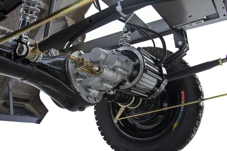 Грузовой электротрицикл Rutrike D4 1800 60V1200W синий