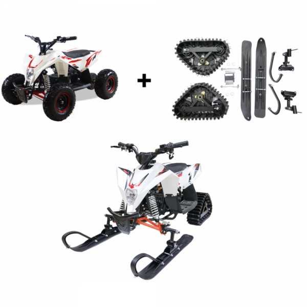 Квадроцикл - снегоцикл  2в1  GEKKON 90cc SNOW MAX Бензиновый